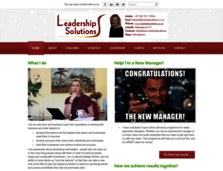 leadershipsolutions.co.za screenshot