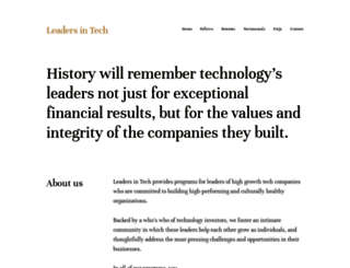 leadersintech.org screenshot