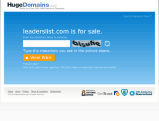 leaderslist.com screenshot