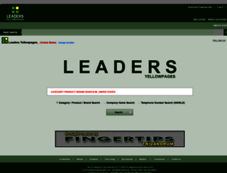 leadersyellowpages.com screenshot