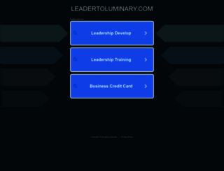 leadertoluminary.com screenshot