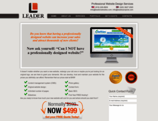 leaderwebsites.com screenshot