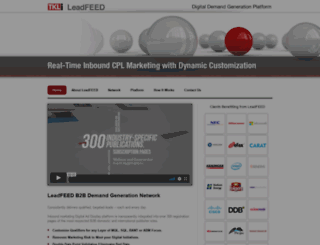 leadfeed.com screenshot