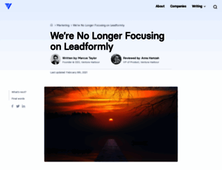 leadformly.com screenshot