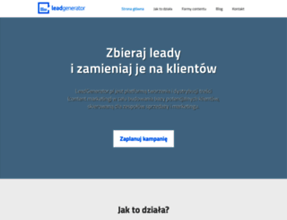 leadgenerator.pl screenshot