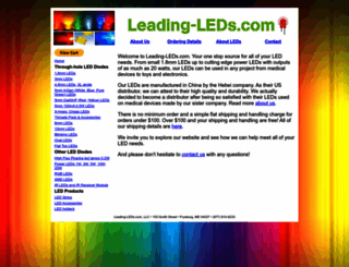 leading-leds.com screenshot
