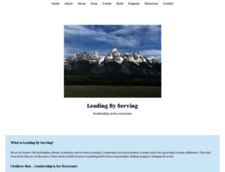 leadingbyserving.com screenshot