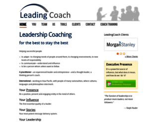leadingcoach.com screenshot