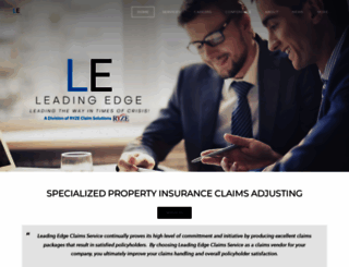 leadingedgeclaims.com screenshot
