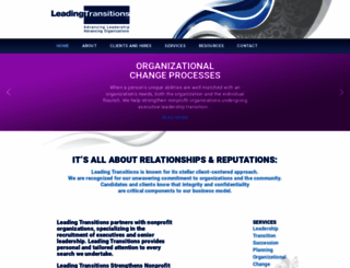 leadingtransitions.com screenshot