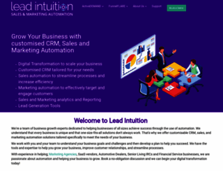 leadintuition.co.uk screenshot