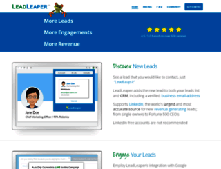 leadleaper.com screenshot