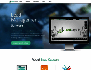 leadmanagement.leadcapsule.com screenshot