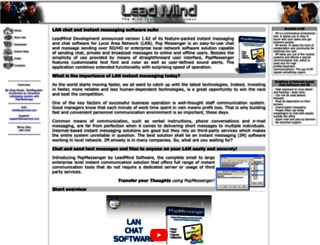 leadmind.com screenshot