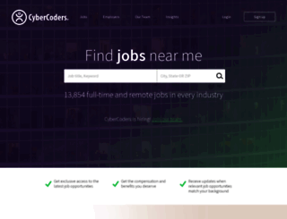leads.cybercoders.com screenshot