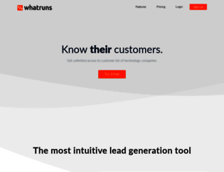 leads.whatruns.com screenshot
