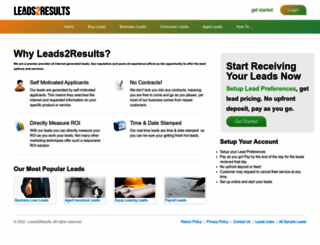 leads2results.com screenshot