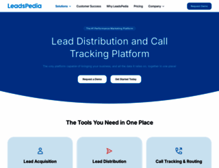 leadspedia.com screenshot