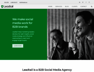 leadtail.wpengine.com screenshot