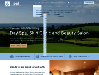 leaf-lifestyleandbeauty.com screenshot