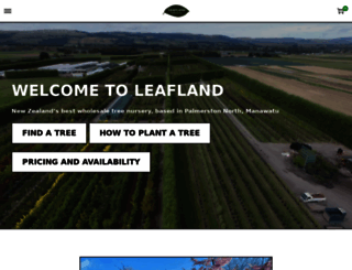 leafland.co.nz screenshot