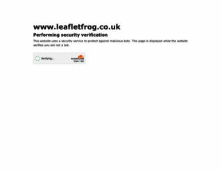 leafletfrog.co.uk screenshot