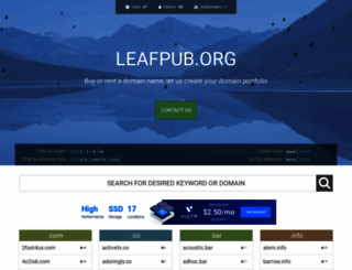 leafpub.org screenshot