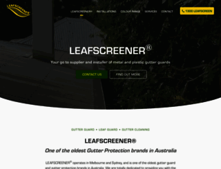 leafscreener.com.au screenshot