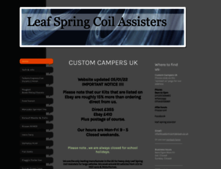leafspringassister.co.uk screenshot