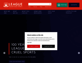 league.org.uk screenshot