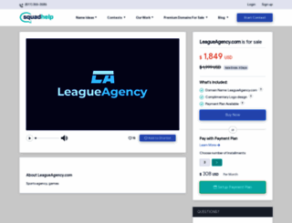 leagueagency.com screenshot