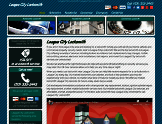 leaguecitylocksmith.net screenshot