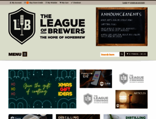 leagueofbrewers.com screenshot