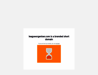 leagueorganiser.com screenshot