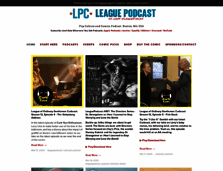 leaguepodcast.com screenshot