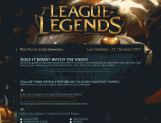leaguerp.net screenshot