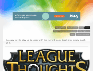 leaguethoughts.com screenshot