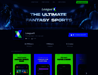 leaguex.com screenshot