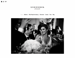 leahhaydock.com screenshot