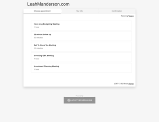 leahmandersoncom.acuityscheduling.com screenshot