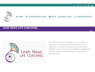 leahneaslifecoach.com screenshot