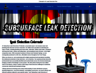 leakdetectioncolorado.com screenshot
