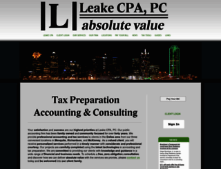 leakecpa.com screenshot