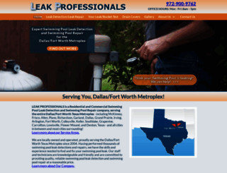 leakprofessionals.com screenshot