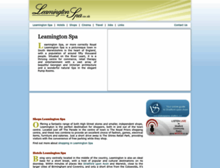leamington-spa.co.uk screenshot