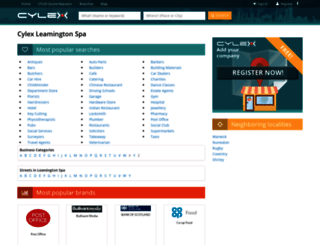 leamington-spa.cylex-uk.co.uk screenshot