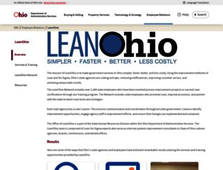 lean.ohio.gov screenshot