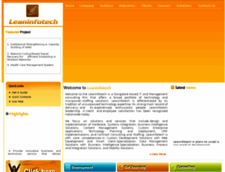 leaninfotech.com screenshot