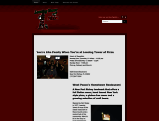 leaningtowerpizza.net screenshot