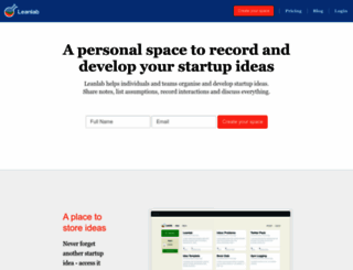 leanlab.io screenshot
